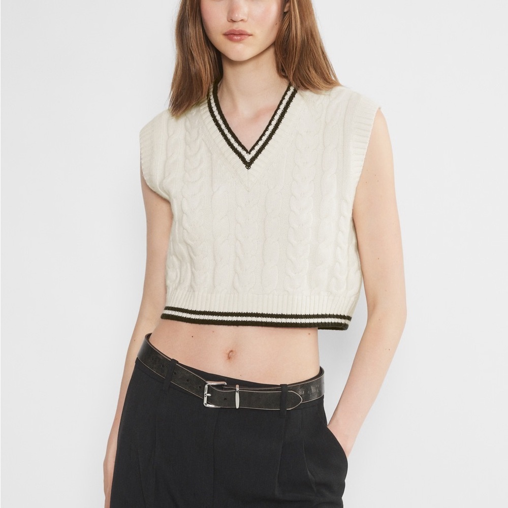 Aritzia Sunday Best Wool Winston‎ Sweater Vest
